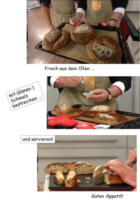 Kümmelbrot mit Wirsing