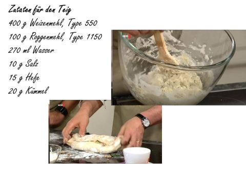 Kümmelbrot mit Wirsing