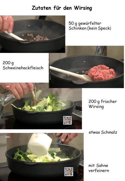 Kümmelbrot mit Wirsing